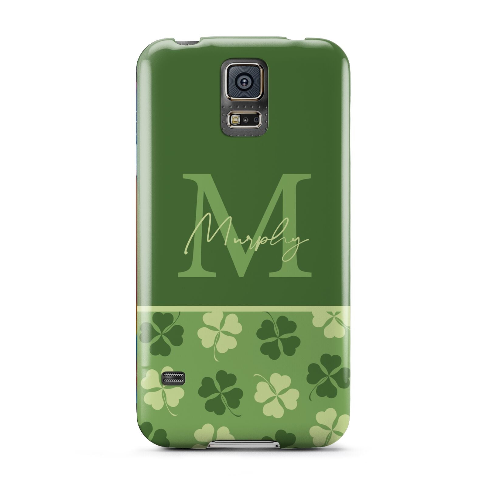 Personalised St Patricks Day Monogram Samsung Galaxy S5 Case