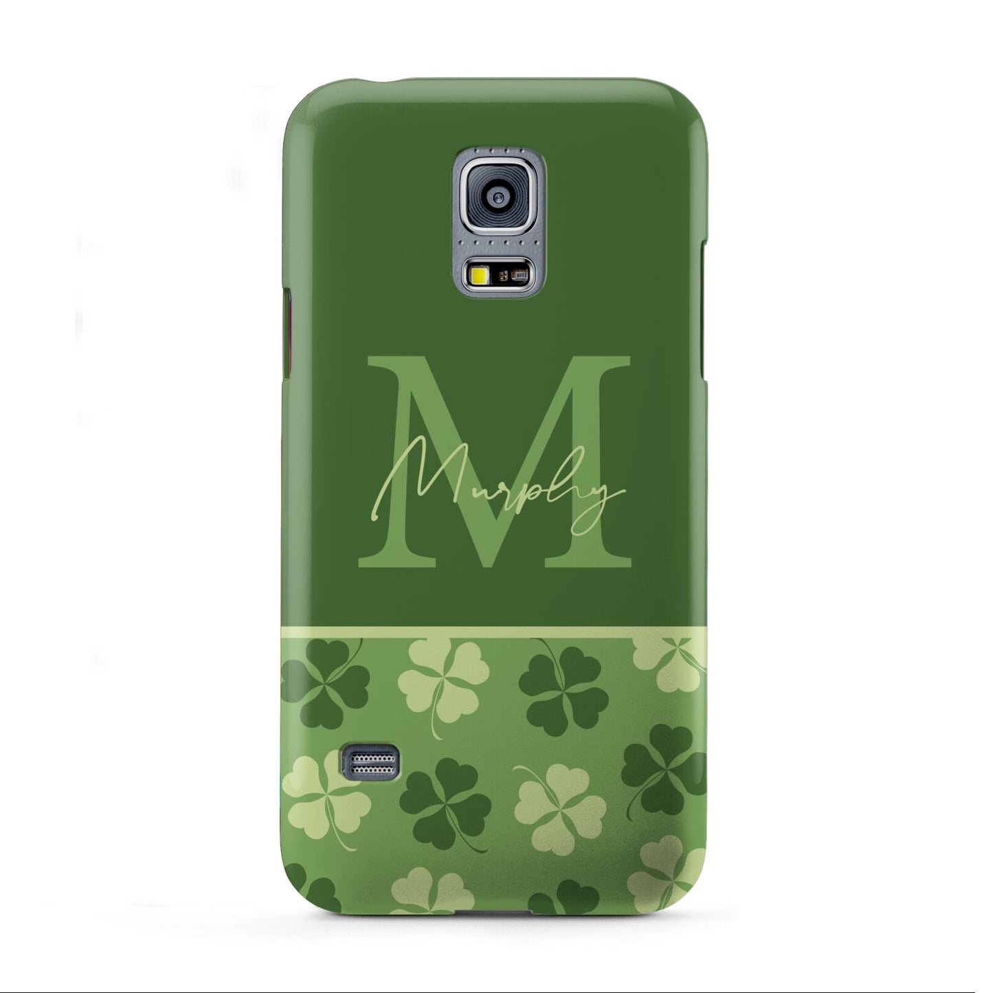 Personalised St Patricks Day Monogram Samsung Galaxy S5 Mini Case