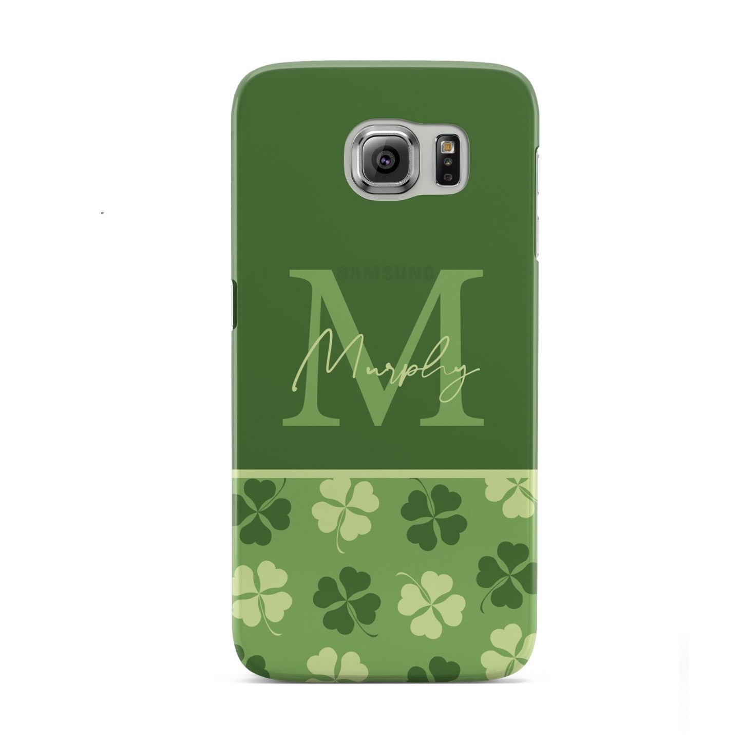 Personalised St Patricks Day Monogram Samsung Galaxy S6 Case