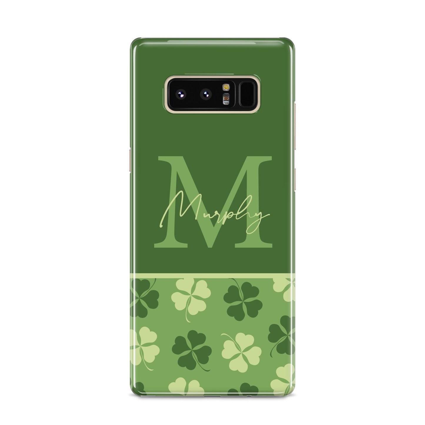 Personalised St Patricks Day Monogram Samsung Galaxy S8 Case