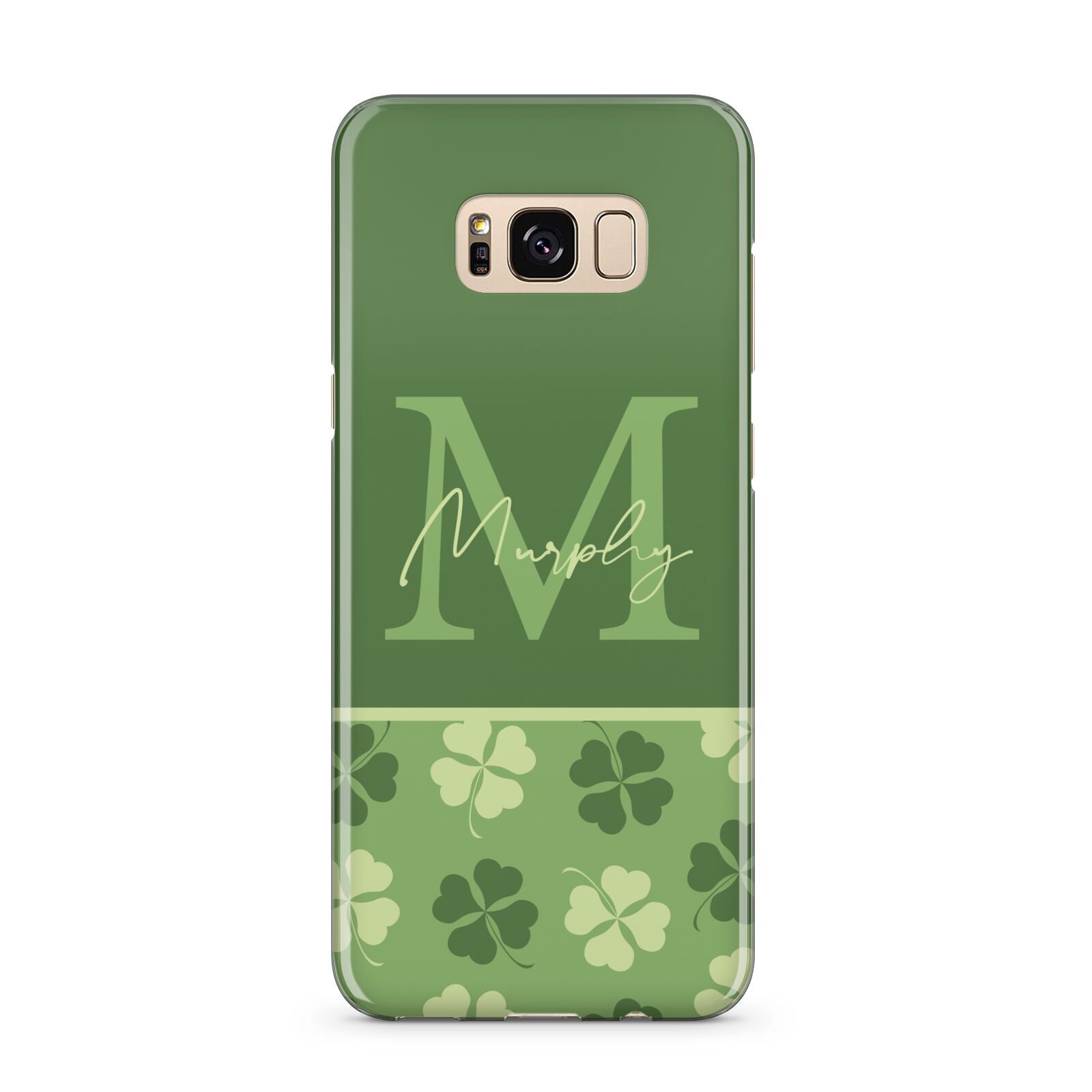 Personalised St Patricks Day Monogram Samsung Galaxy S8 Plus Case