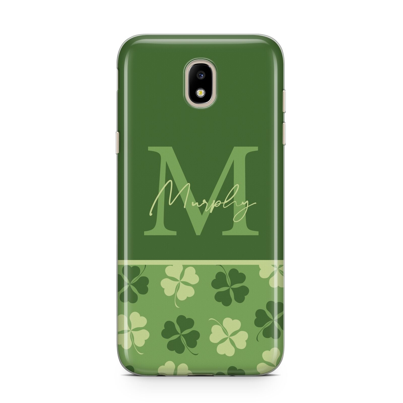 Personalised St Patricks Day Monogram Samsung J5 2017 Case