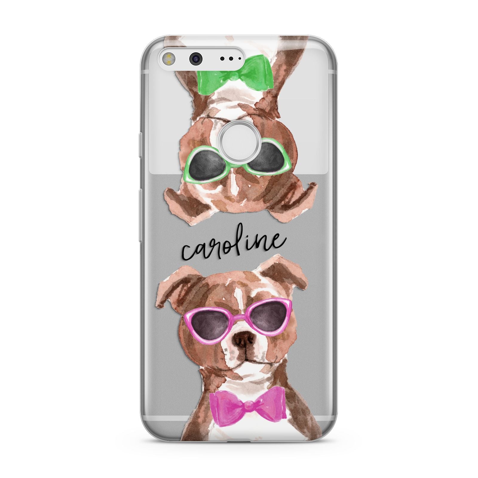 Personalised Staffordshire Bull Terrier Google Pixel Case