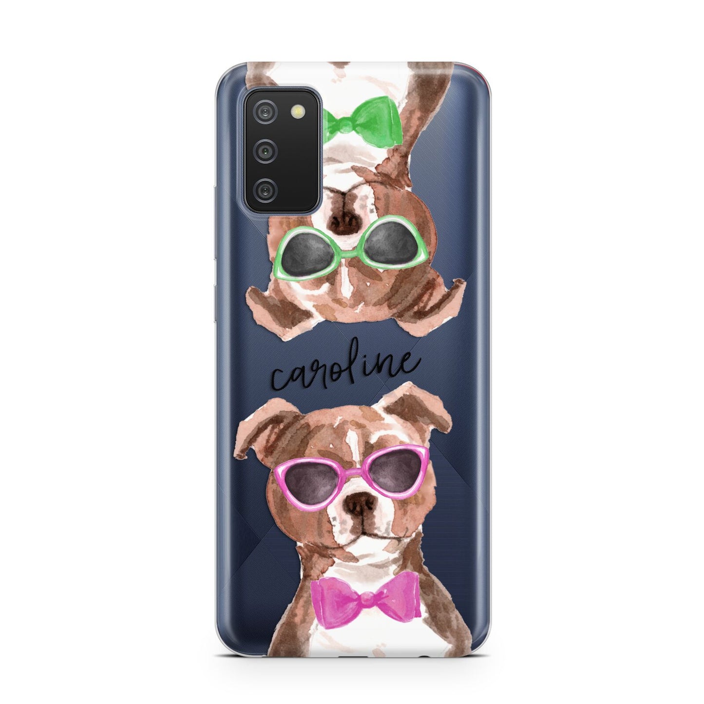 Personalised Staffordshire Bull Terrier Samsung A02s Case