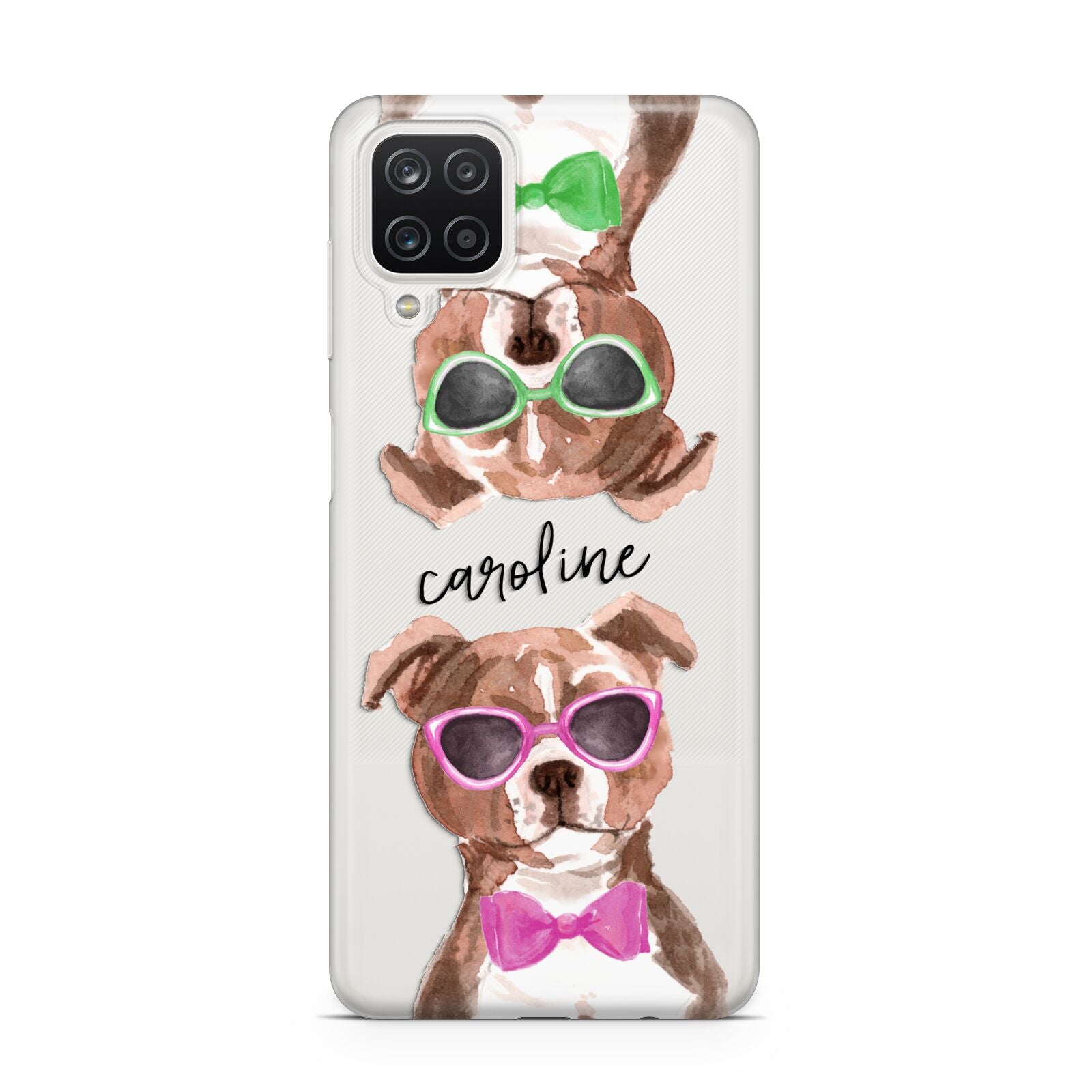 Personalised Staffordshire Bull Terrier Samsung A12 Case