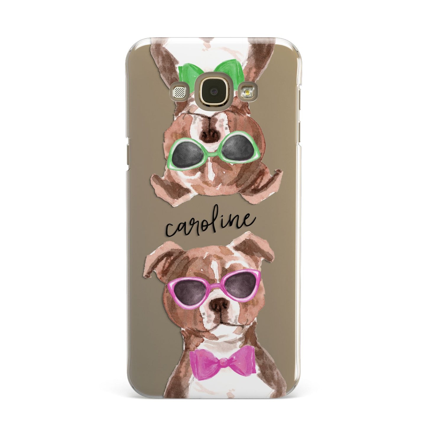 Personalised Staffordshire Bull Terrier Samsung Galaxy A8 Case