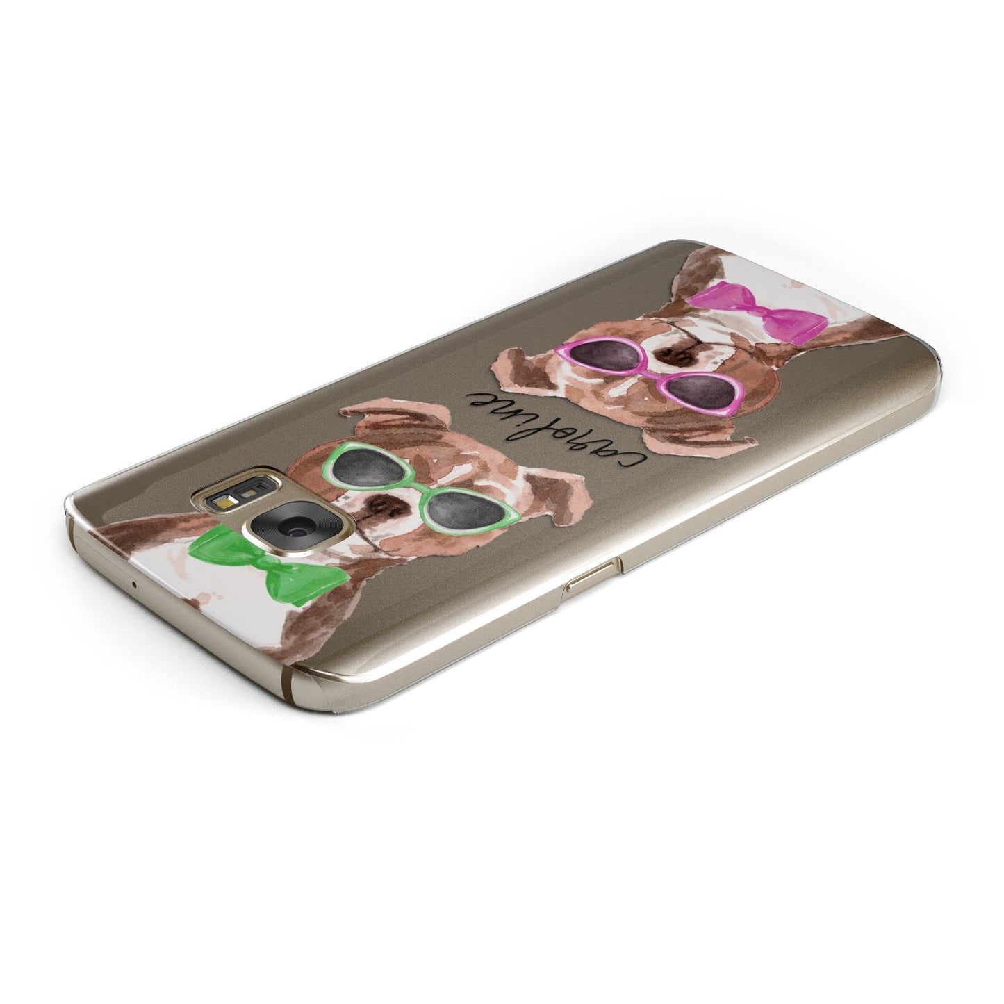 Personalised Staffordshire Bull Terrier Samsung Galaxy Case Top Cutout