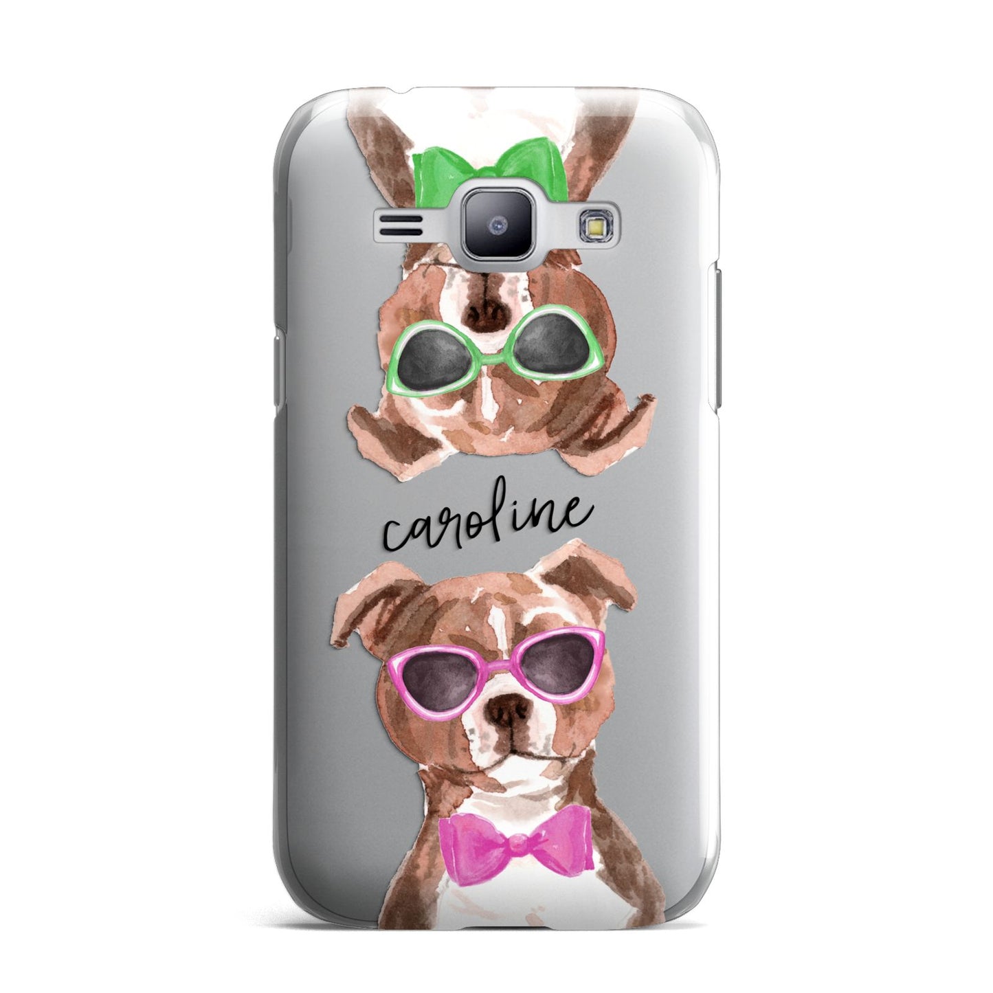 Personalised Staffordshire Bull Terrier Samsung Galaxy J1 2015 Case