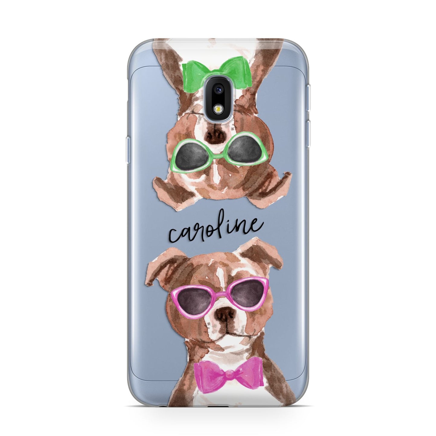 Personalised Staffordshire Bull Terrier Samsung Galaxy J3 2017 Case