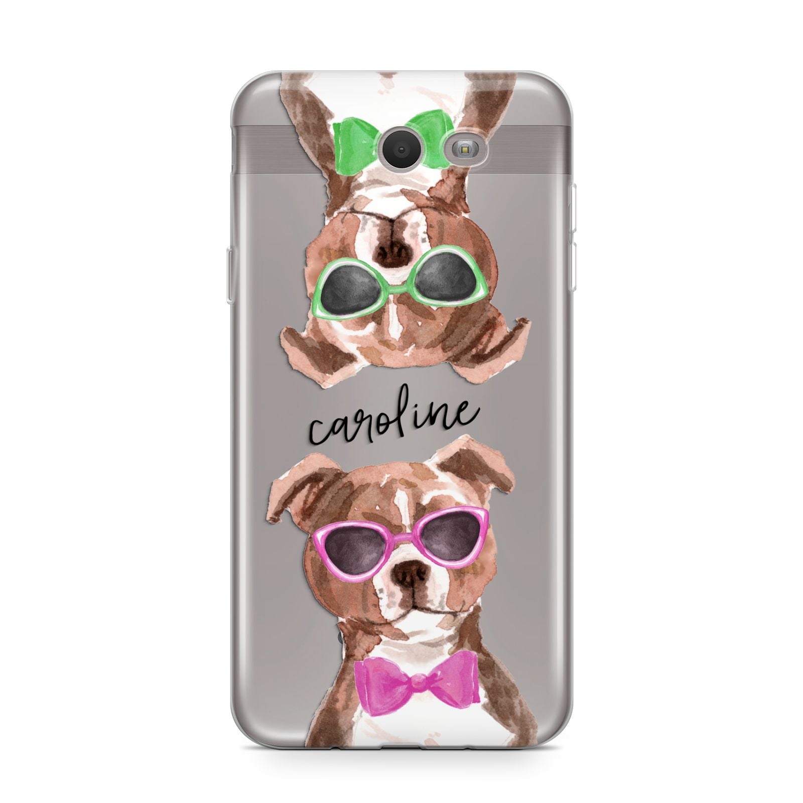 Personalised Staffordshire Bull Terrier Samsung Galaxy J7 2017 Case