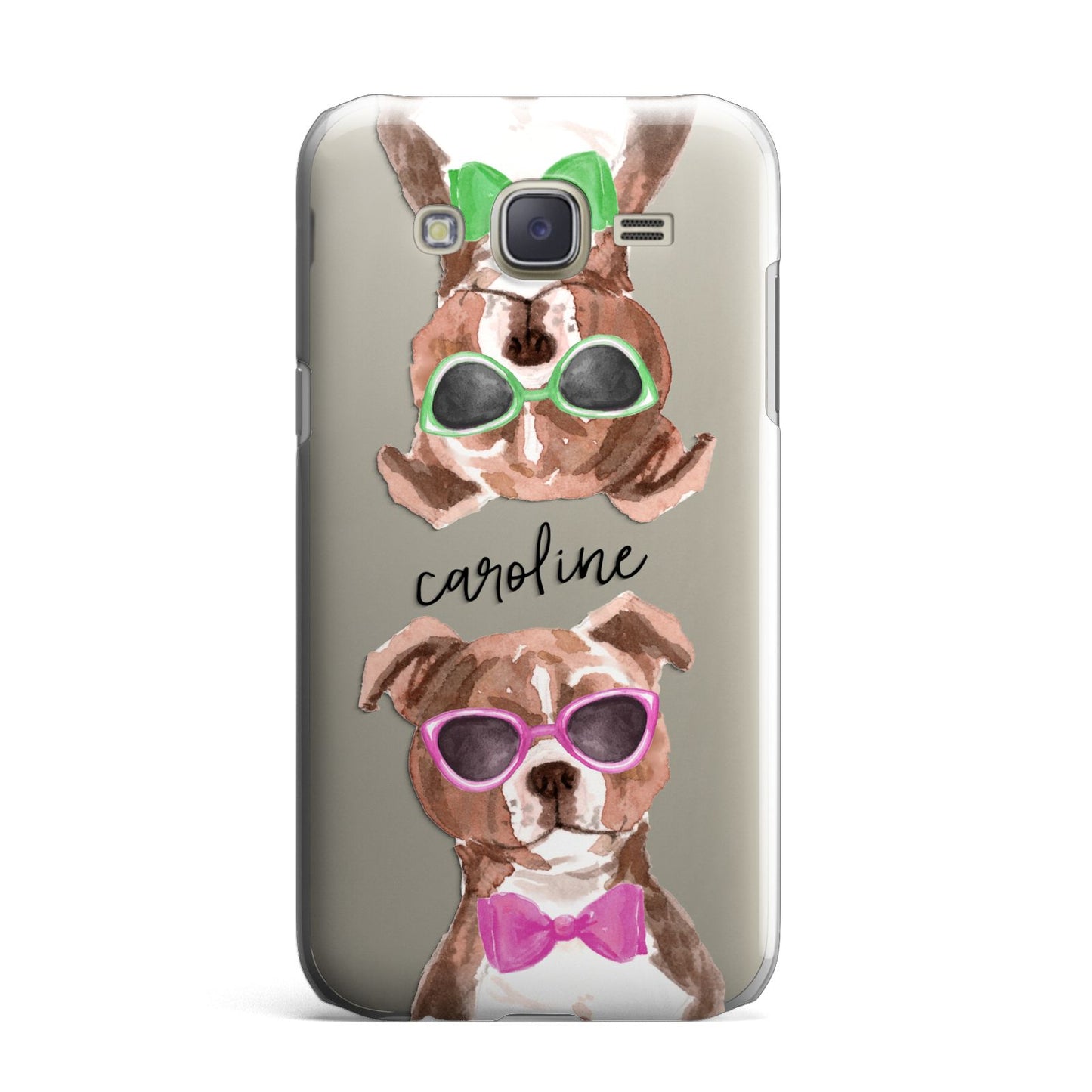 Personalised Staffordshire Bull Terrier Samsung Galaxy J7 Case