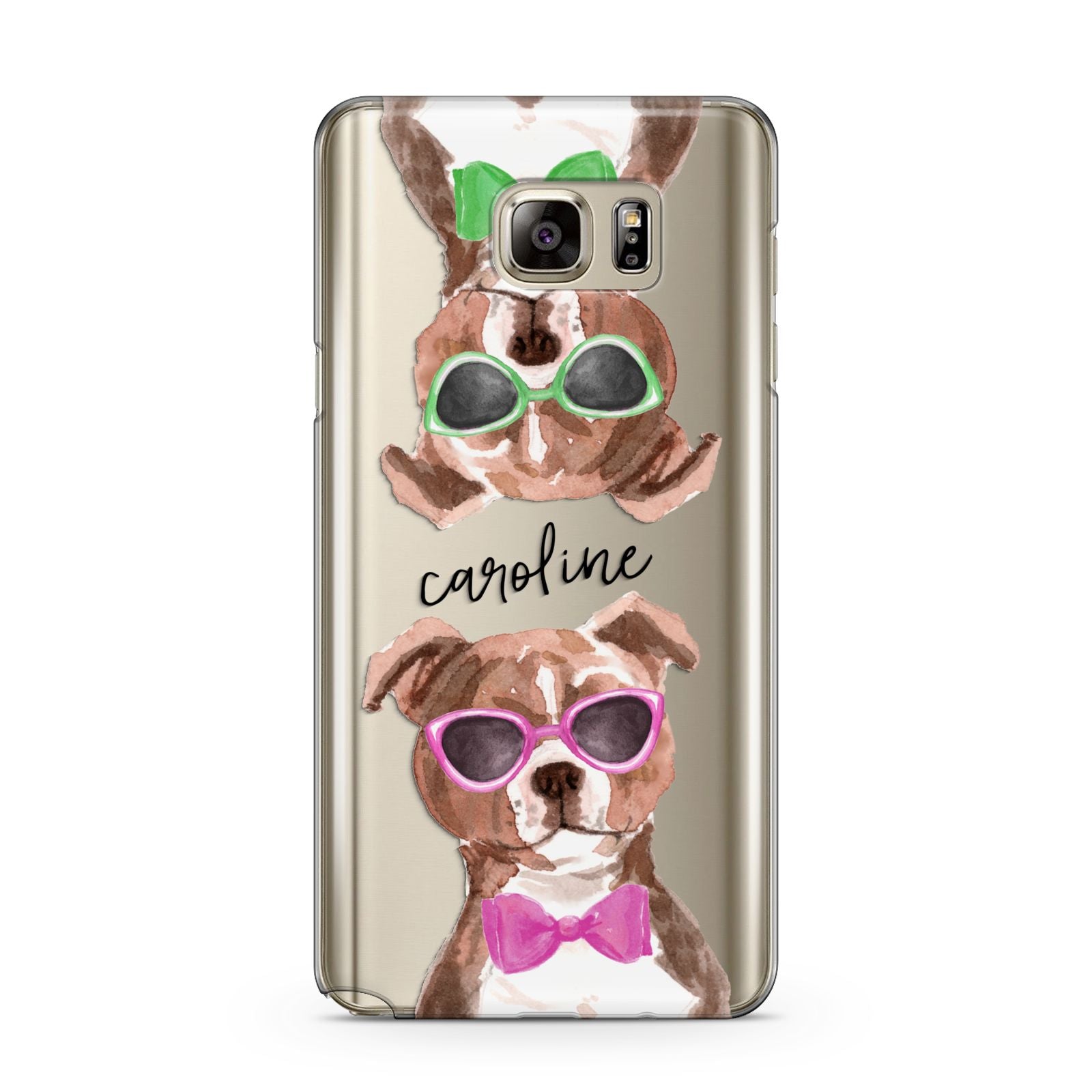 Personalised Staffordshire Bull Terrier Samsung Galaxy Note 5 Case