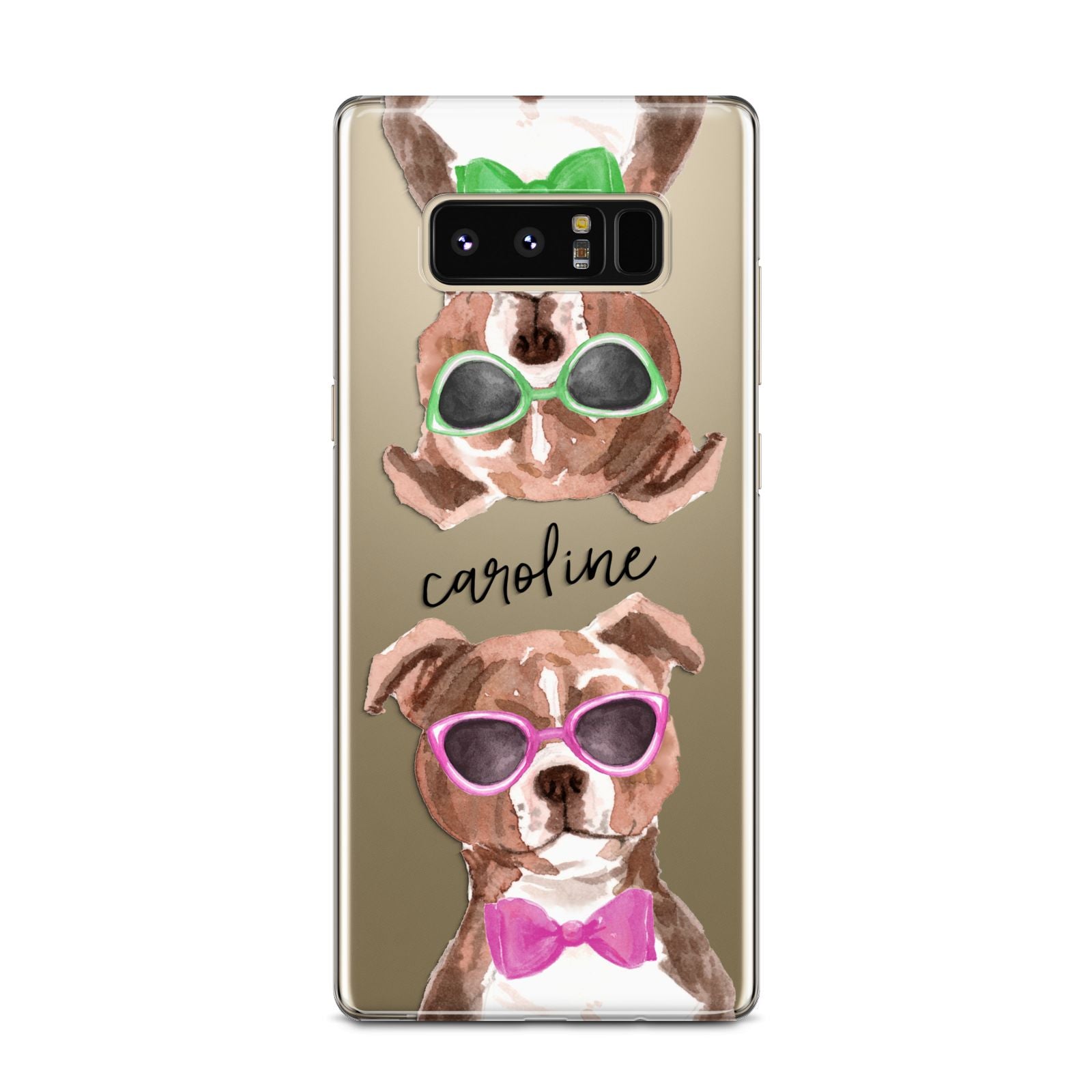 Personalised Staffordshire Bull Terrier Samsung Galaxy Note 8 Case