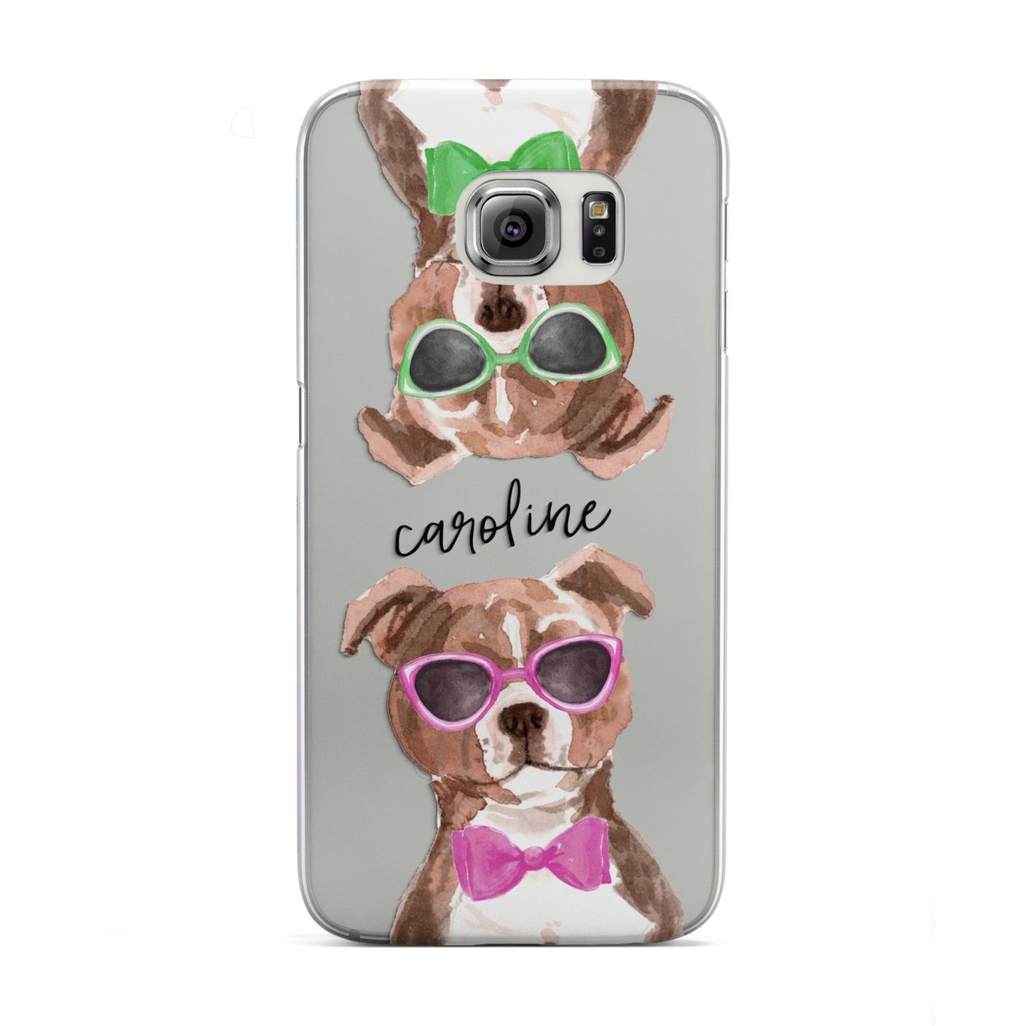 Personalised Staffordshire Bull Terrier Samsung Galaxy S6 Edge Case