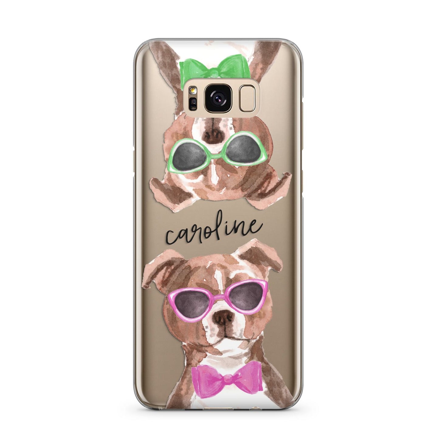 Personalised Staffordshire Bull Terrier Samsung Galaxy S8 Plus Case