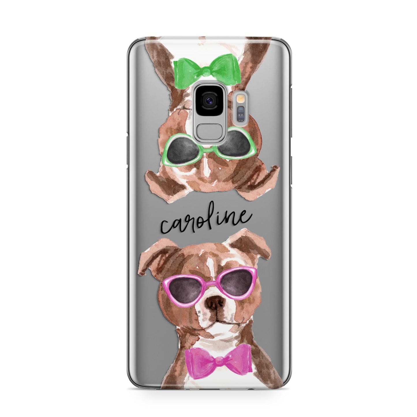 Personalised Staffordshire Bull Terrier Samsung Galaxy S9 Case