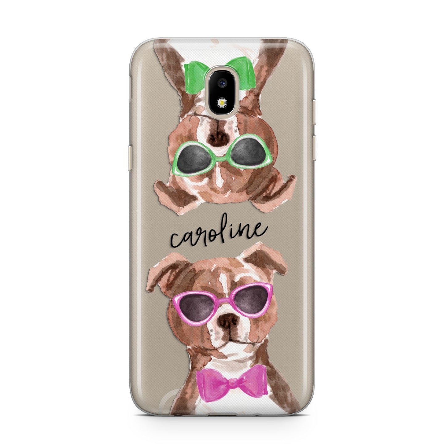 Personalised Staffordshire Bull Terrier Samsung J5 2017 Case