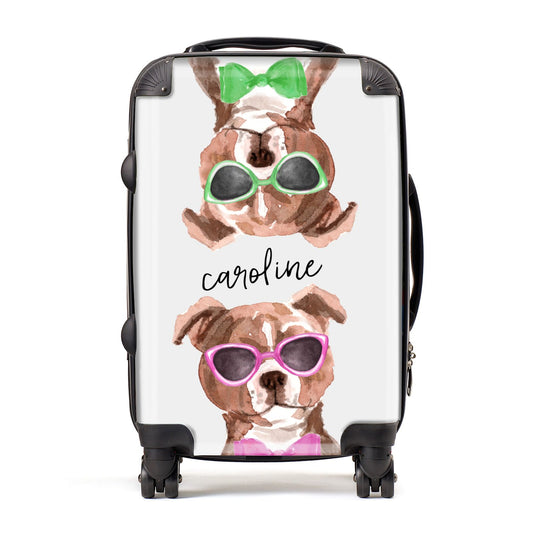 Personalised Staffordshire Bull Terrier Suitcase