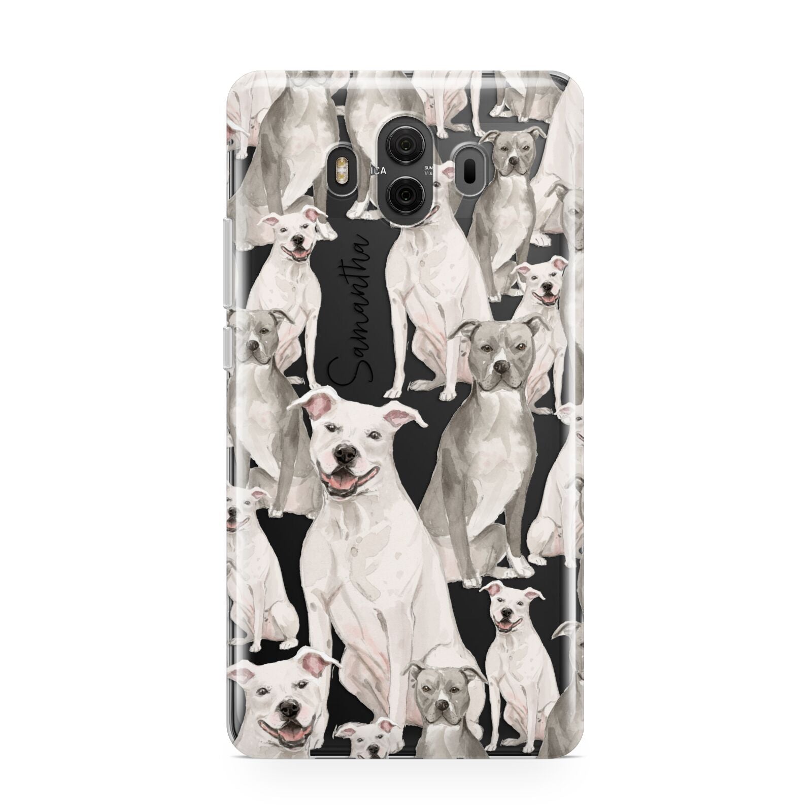 Personalised Staffordshire Dog Huawei Mate 10 Protective Phone Case