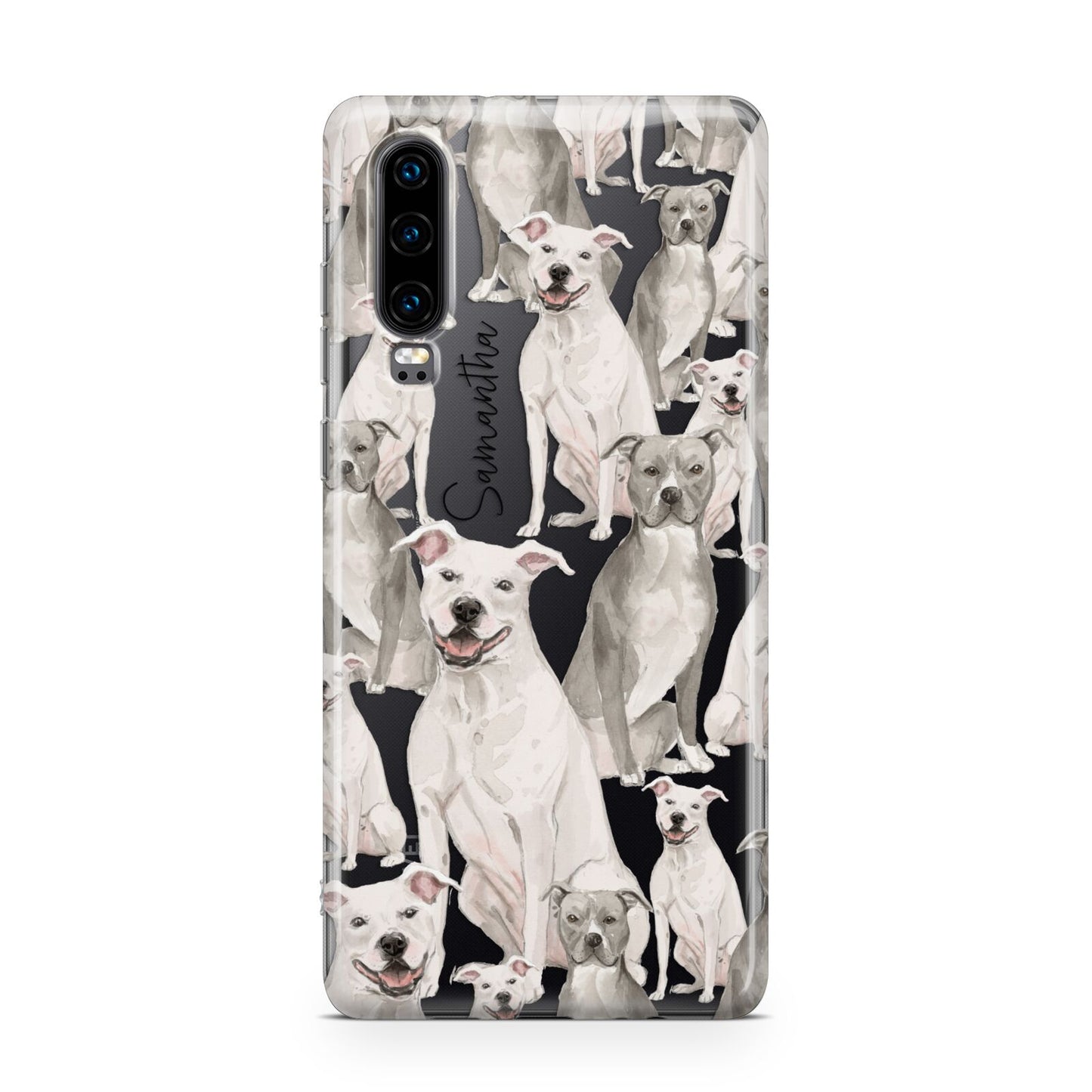 Personalised Staffordshire Dog Huawei P30 Phone Case