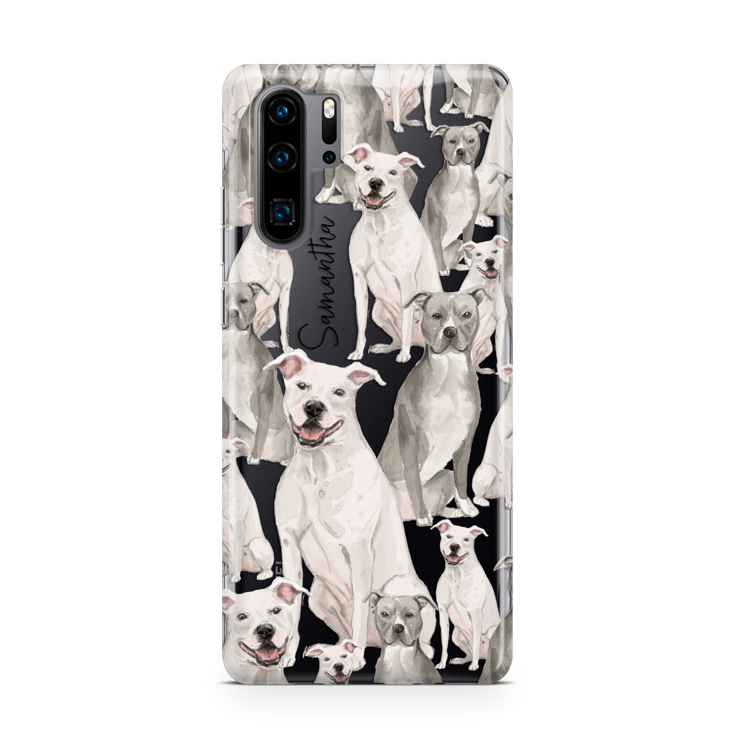 Personalised Staffordshire Dog Huawei P30 Pro Phone Case