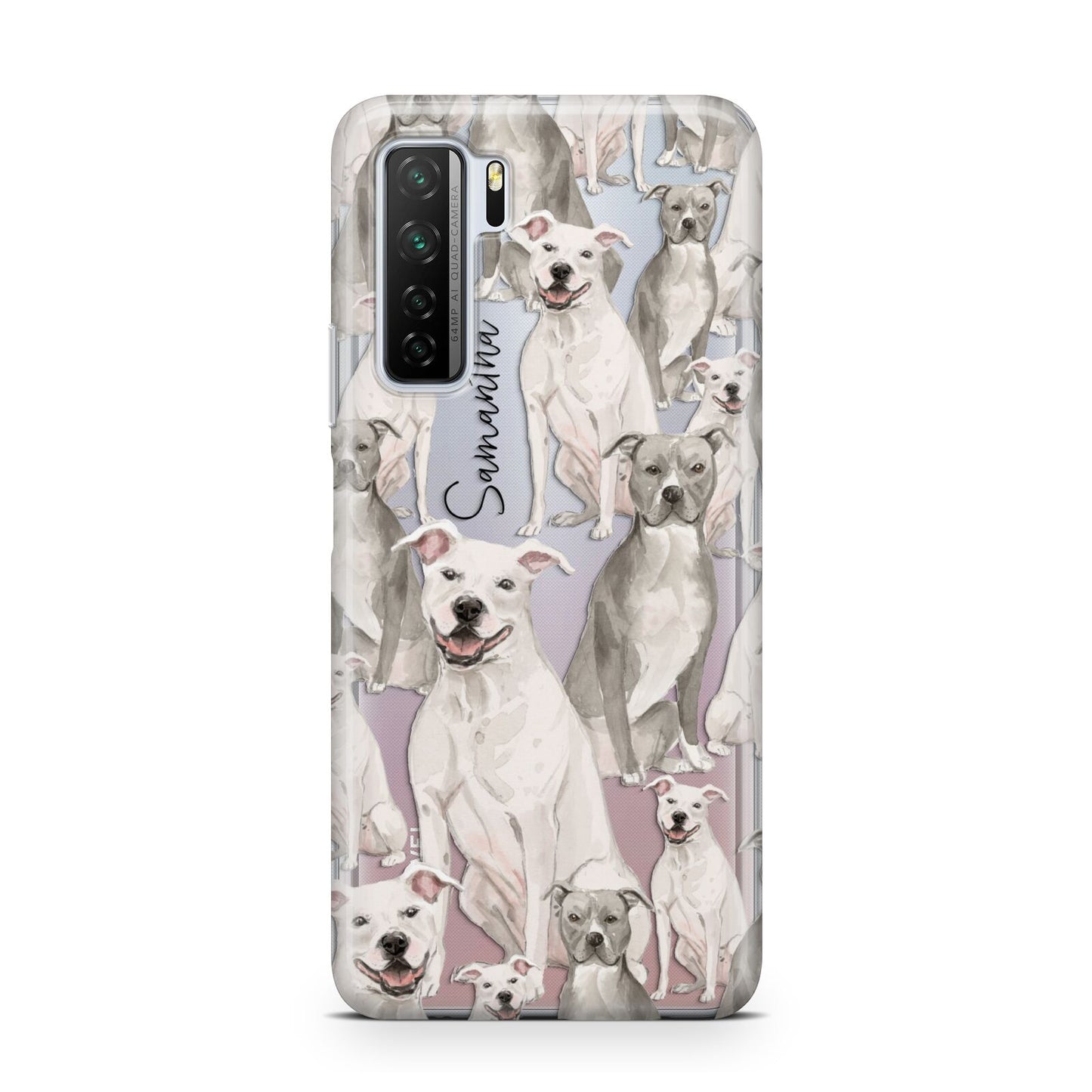 Personalised Staffordshire Dog Huawei P40 Lite 5G Phone Case