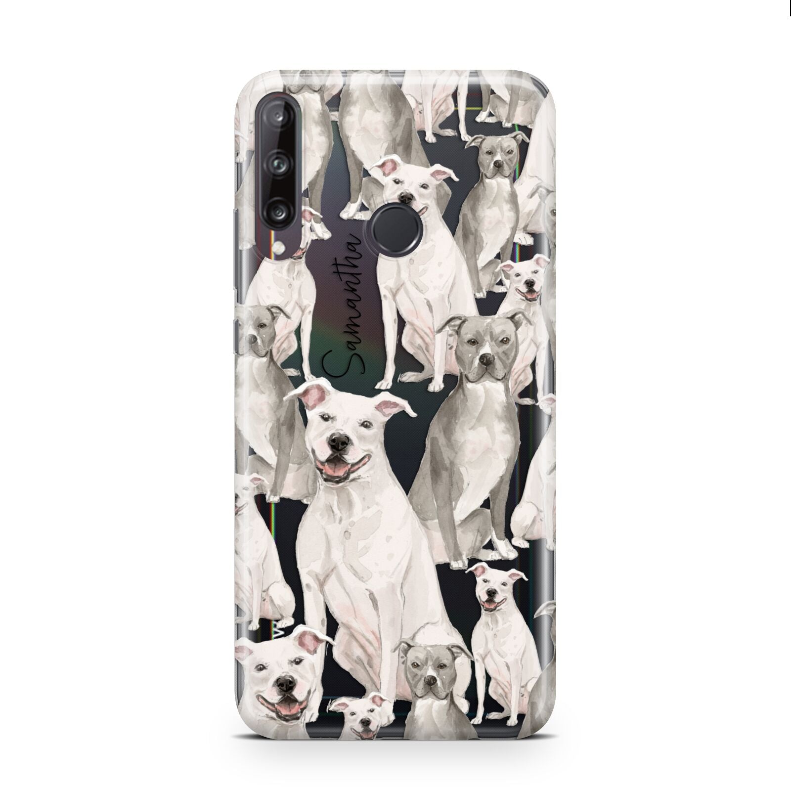 Personalised Staffordshire Dog Huawei P40 Lite E Phone Case