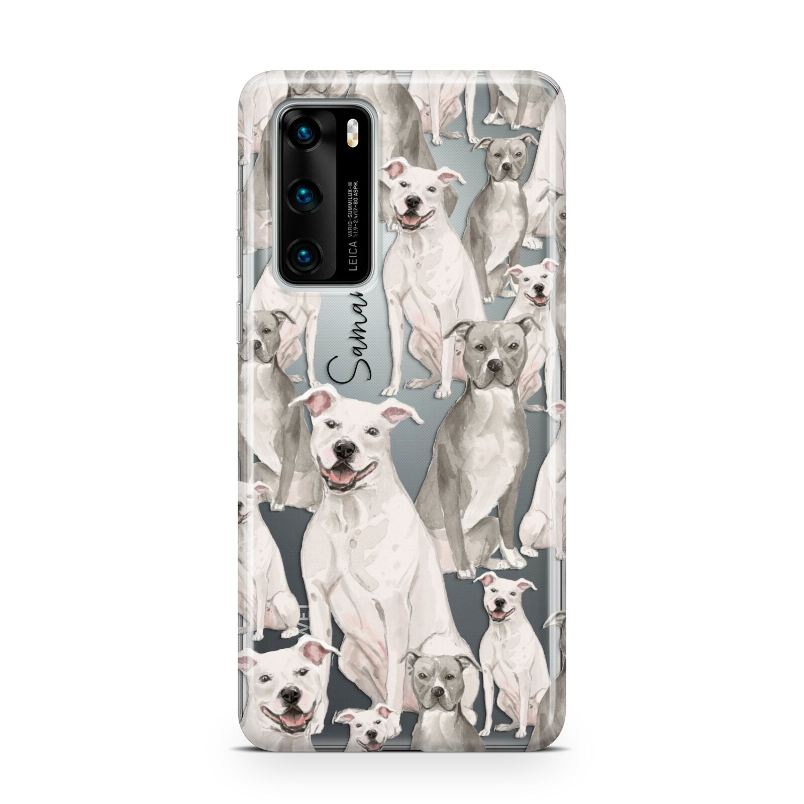 Personalised Staffordshire Dog Huawei P40 Phone Case