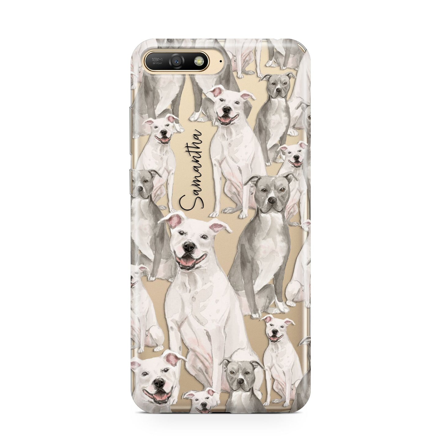 Personalised Staffordshire Dog Huawei Y6 2018