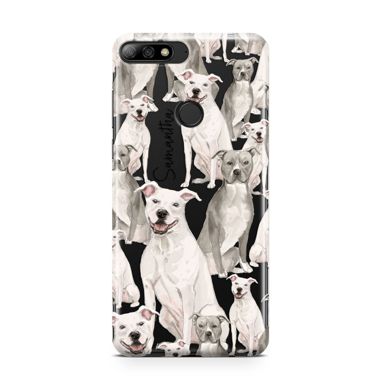 Personalised Staffordshire Dog Huawei Y7 2018