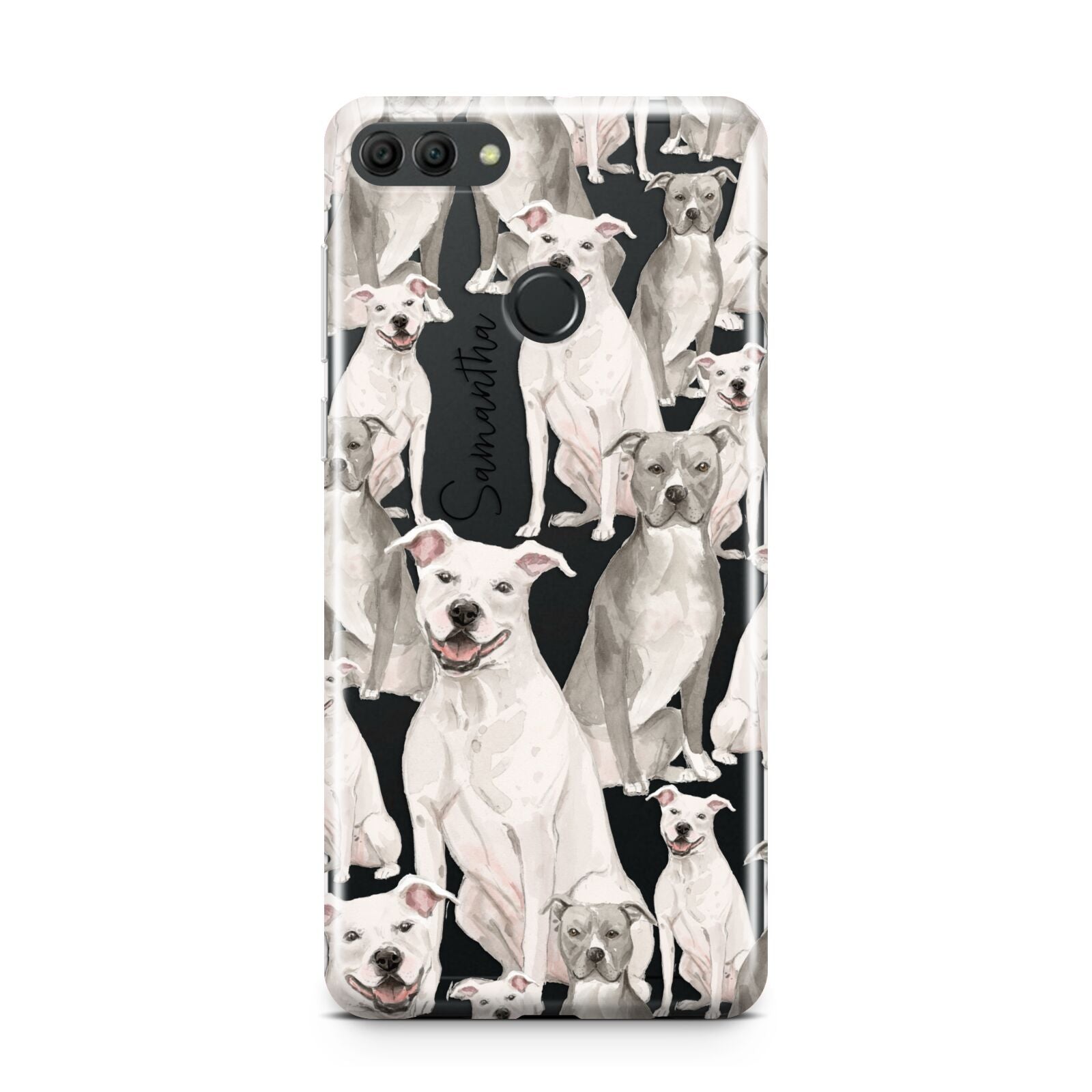 Personalised Staffordshire Dog Huawei Y9 2018