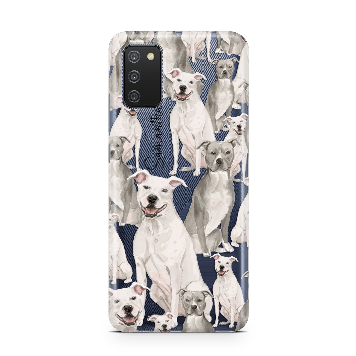 Personalised Staffordshire Dog Samsung A02s Case