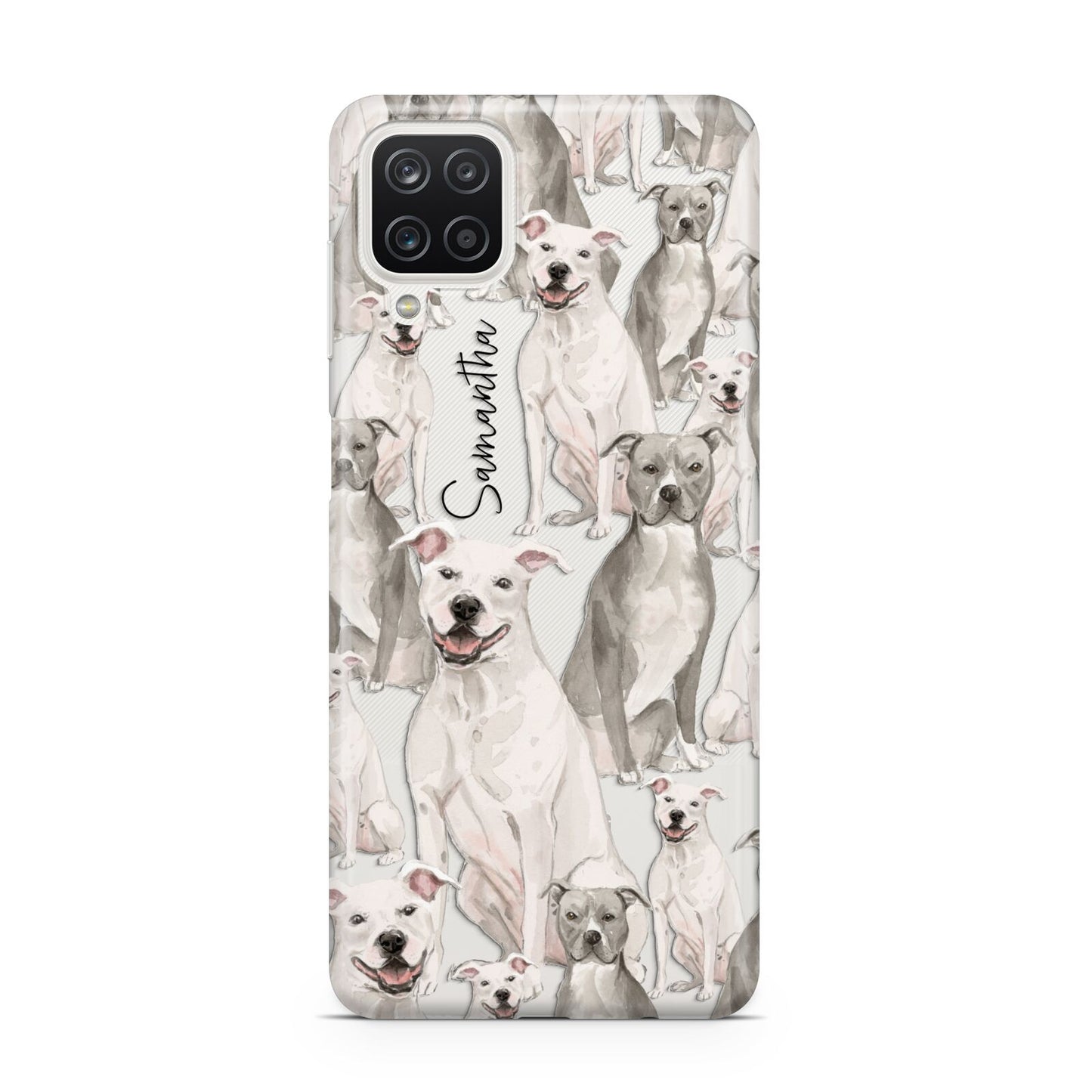 Personalised Staffordshire Dog Samsung A12 Case