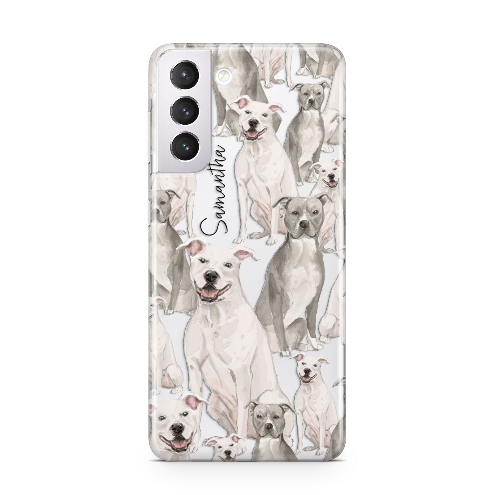 Personalised Staffordshire Dog Samsung S21 Case