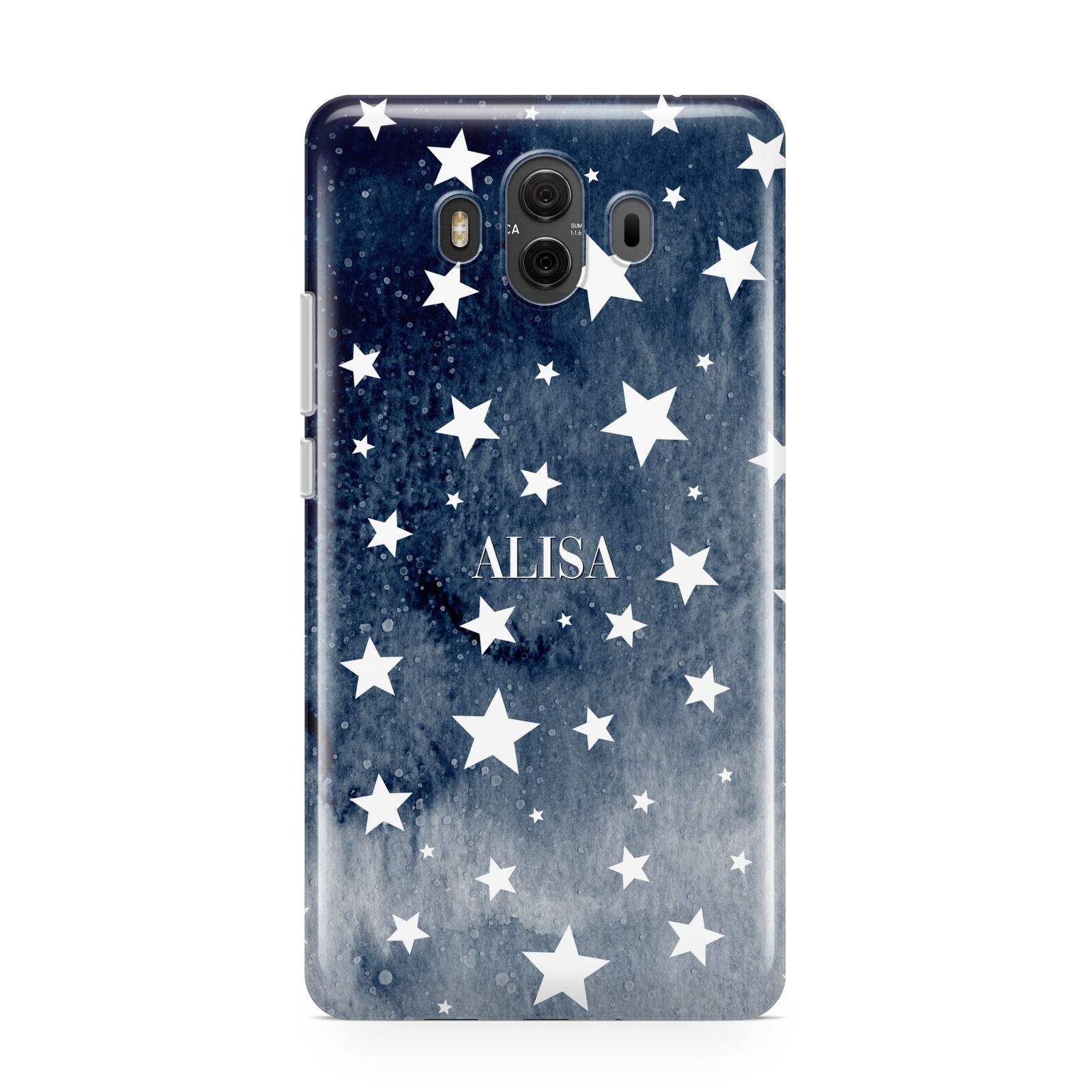 Personalised Star Print Huawei Mate 10 Protective Phone Case