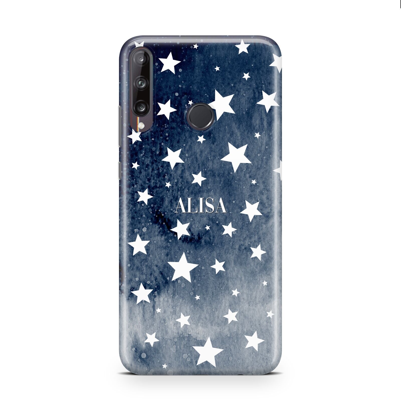 Personalised Star Print Huawei P40 Lite E Phone Case