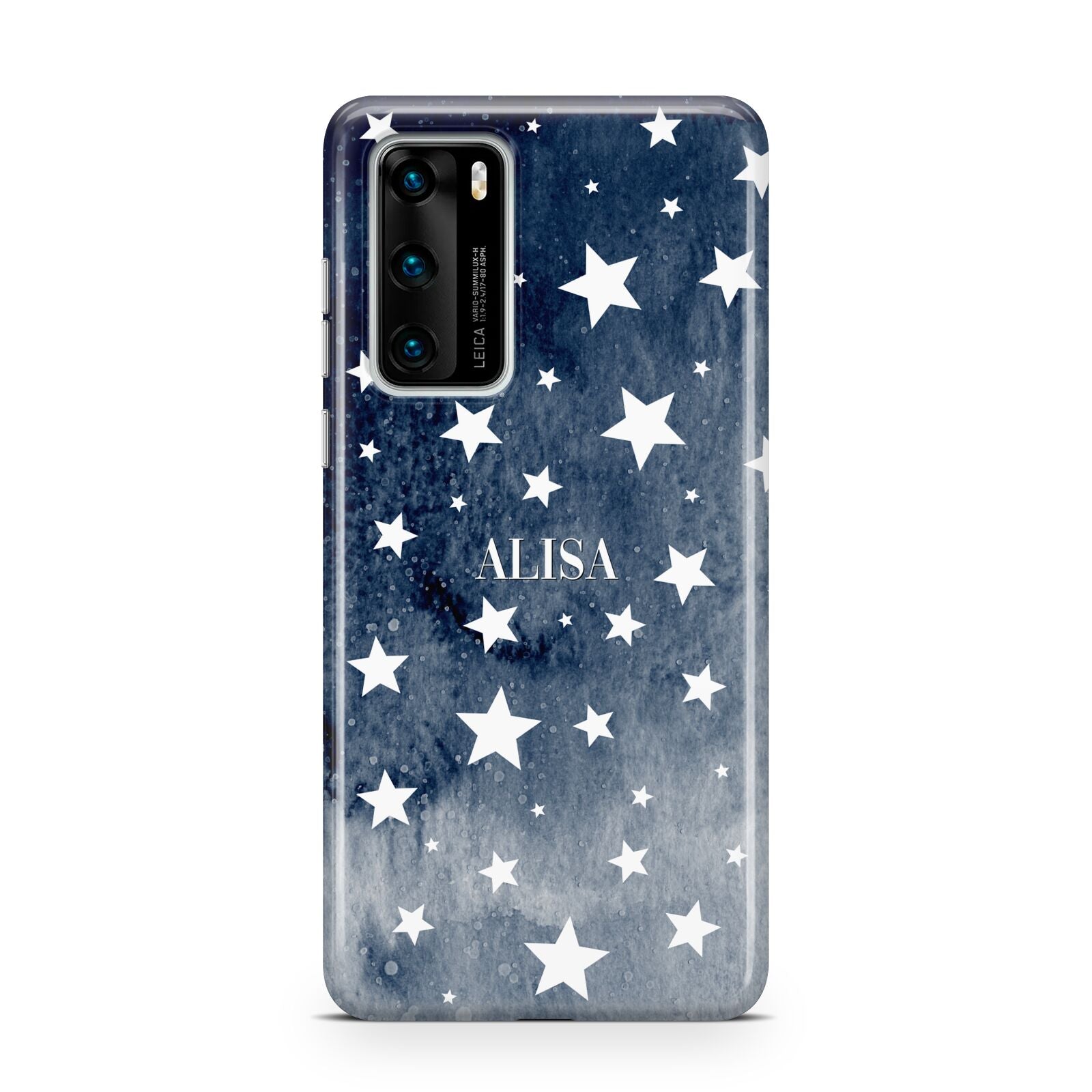 Personalised Star Print Huawei P40 Phone Case