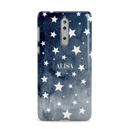 Personalised Star Print Nokia Case