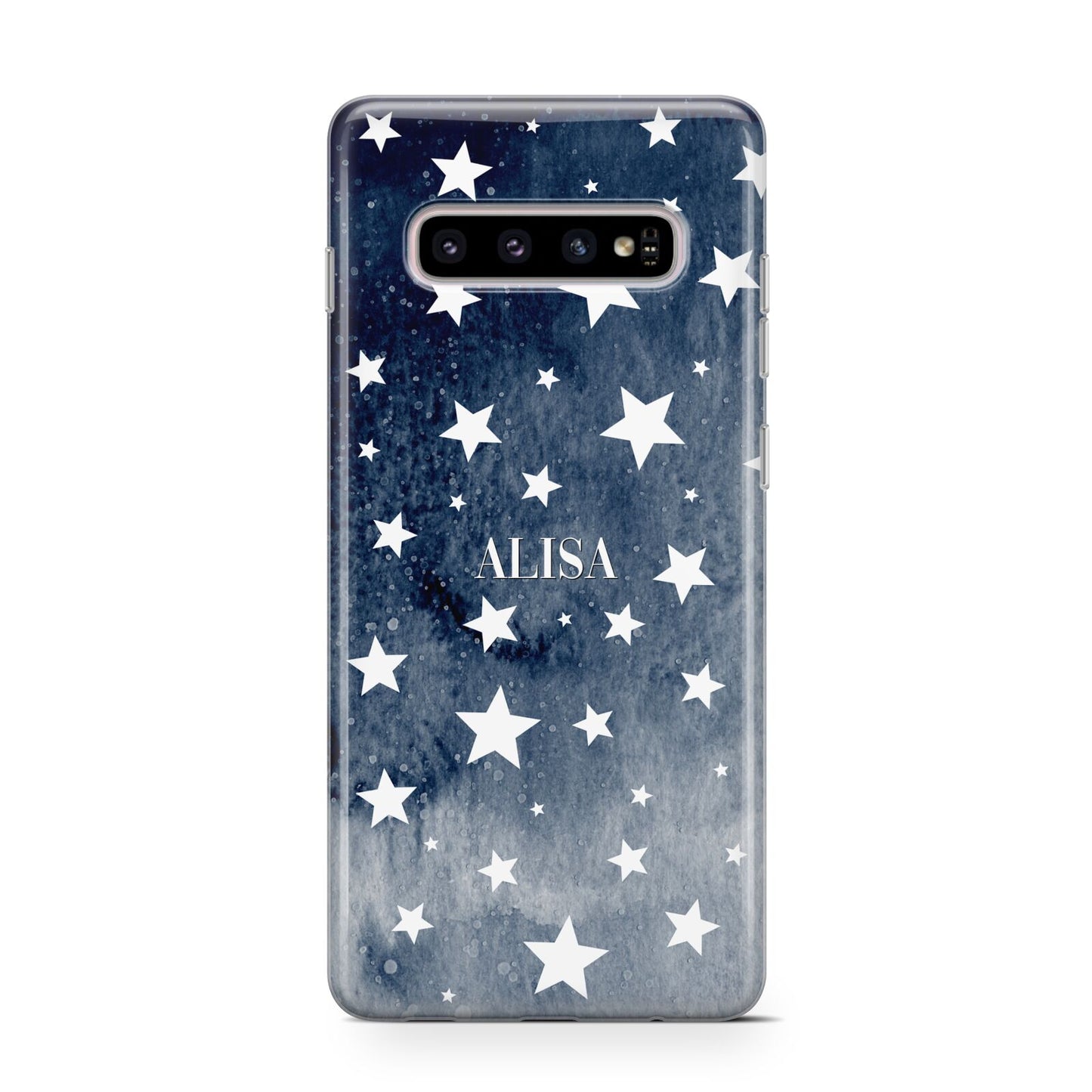 Personalised Star Print Protective Samsung Galaxy Case