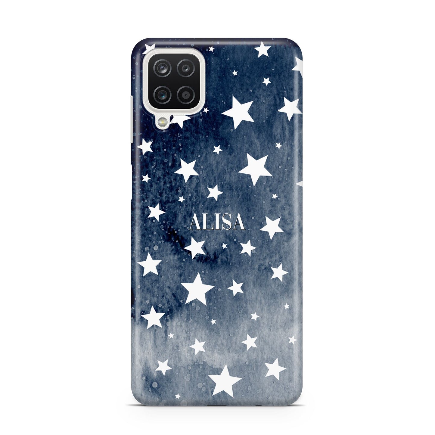 Personalised Star Print Samsung A12 Case