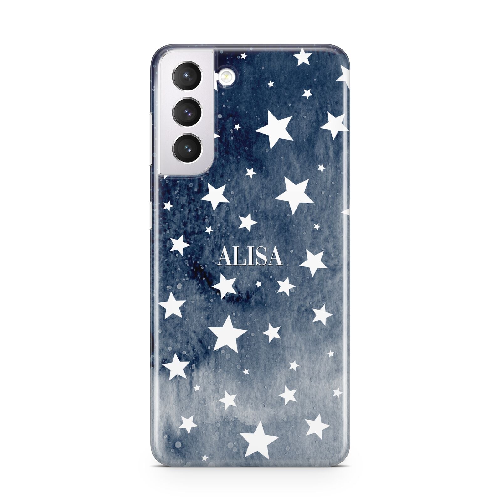 Personalised Star Print Samsung S21 Case