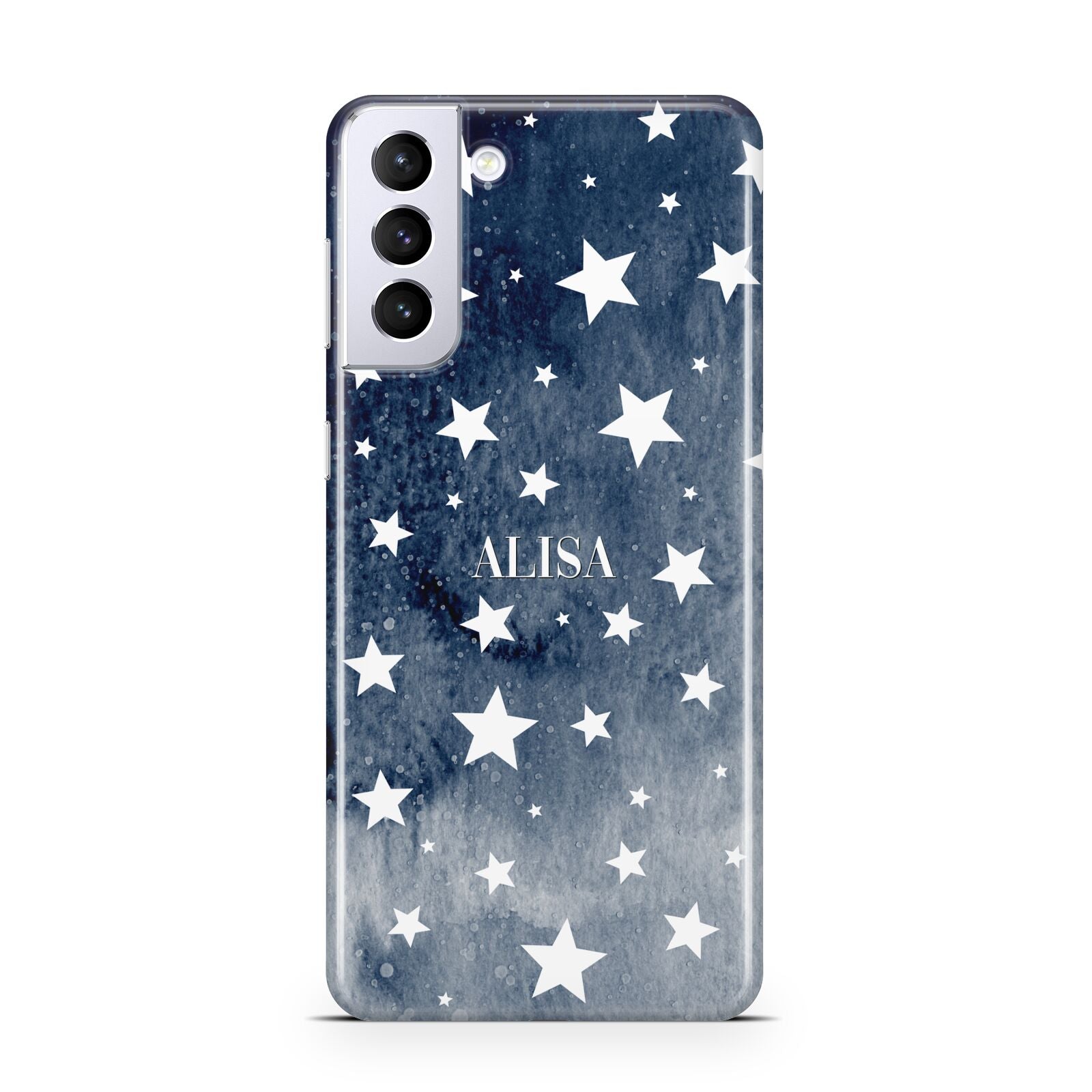 Personalised Star Print Samsung S21 Plus Case