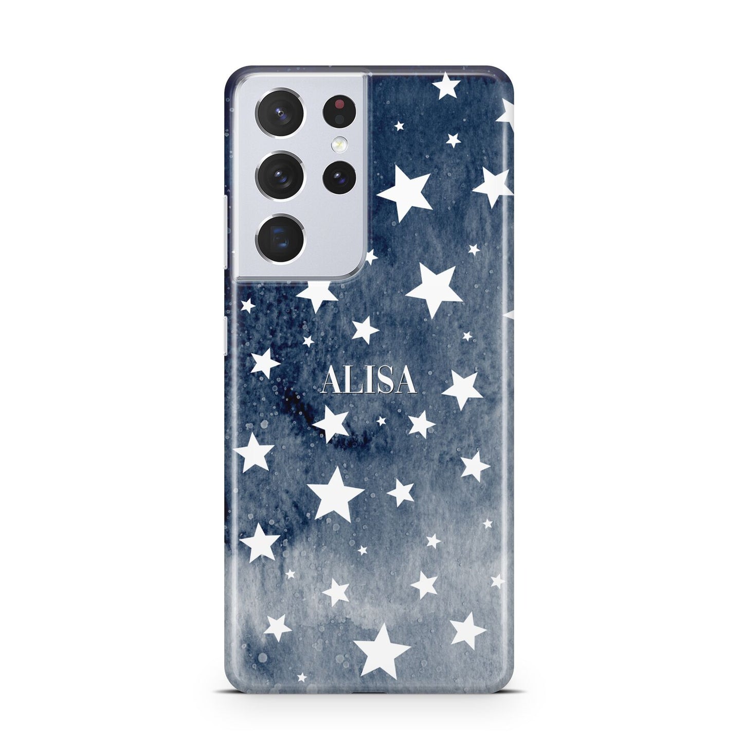 Personalised Star Print Samsung S21 Ultra Case