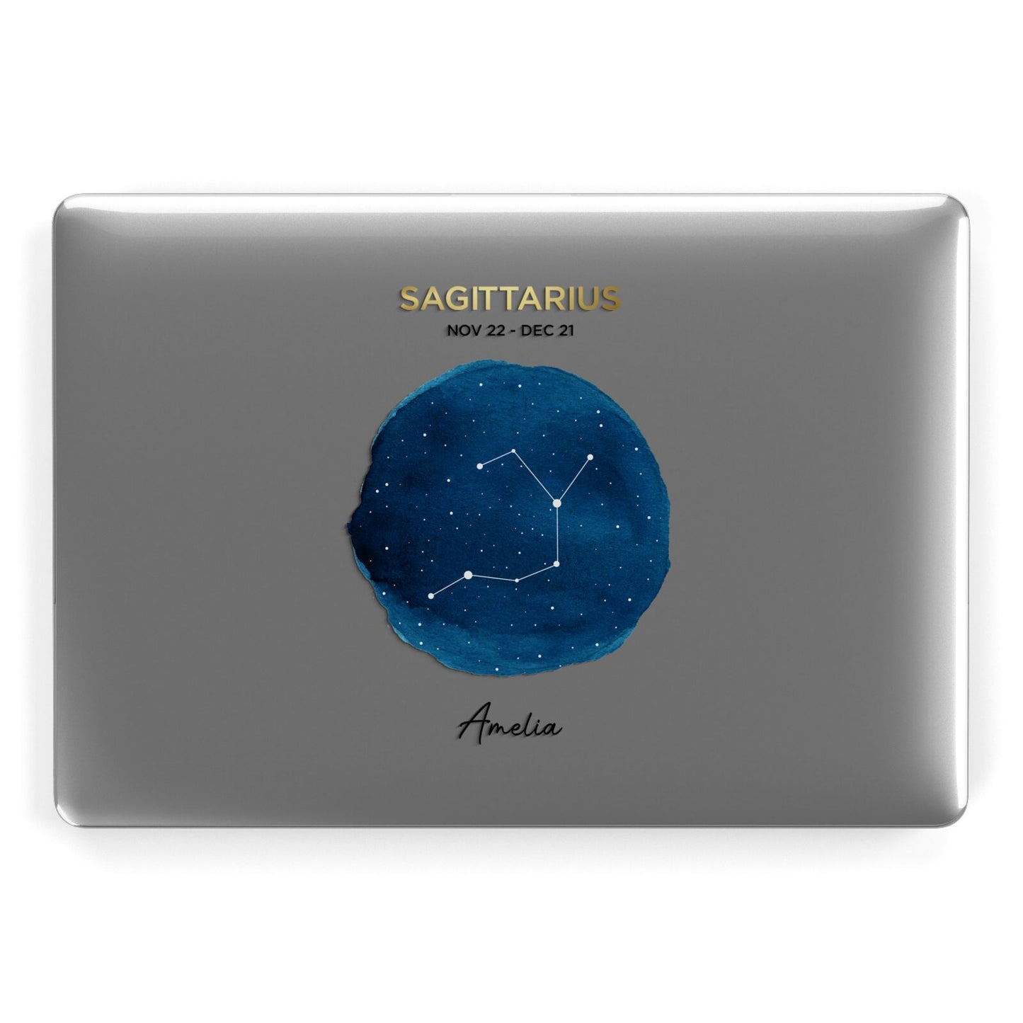 Personalised Star Sign Apple MacBook Case