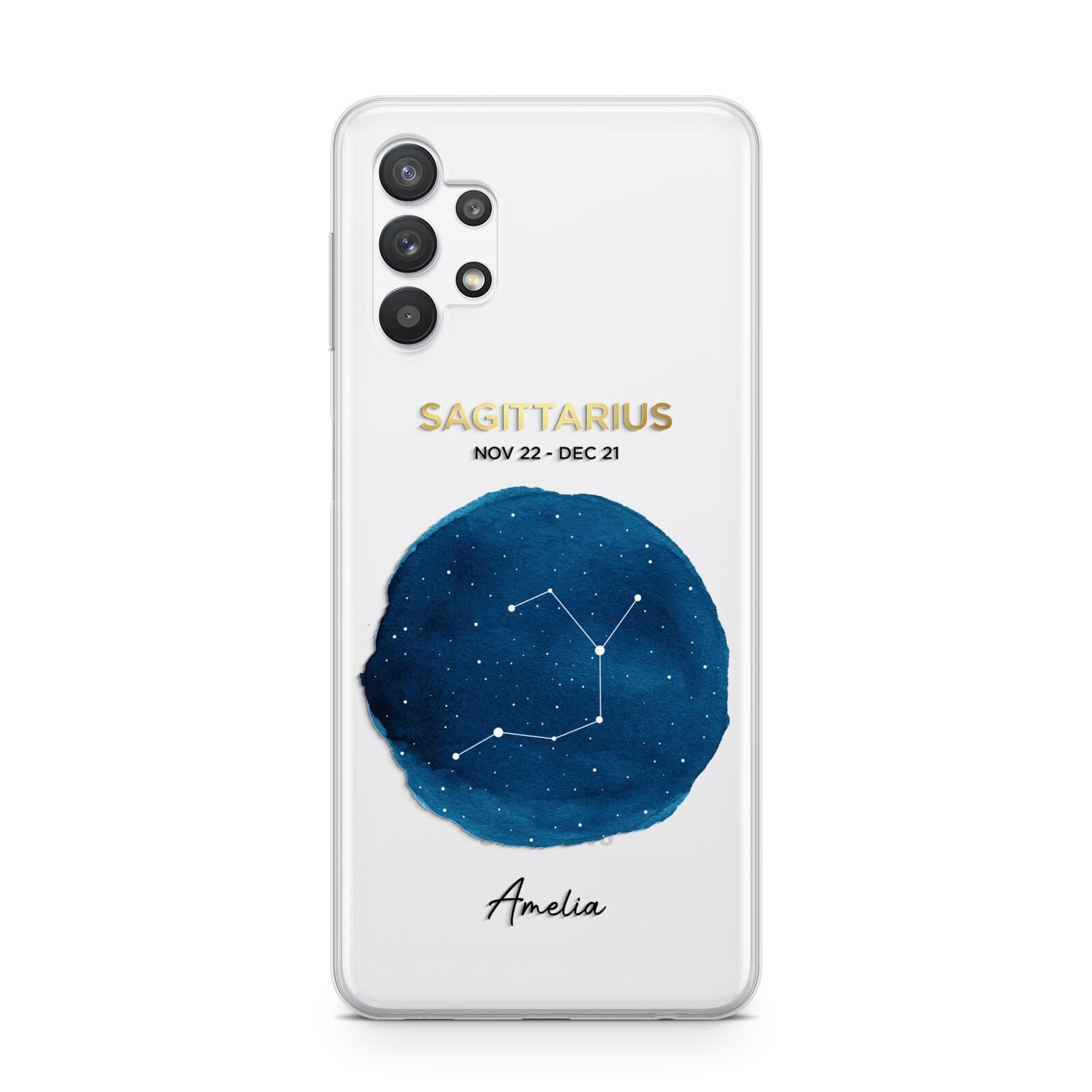 Personalised Star Sign Samsung A32 5G Case