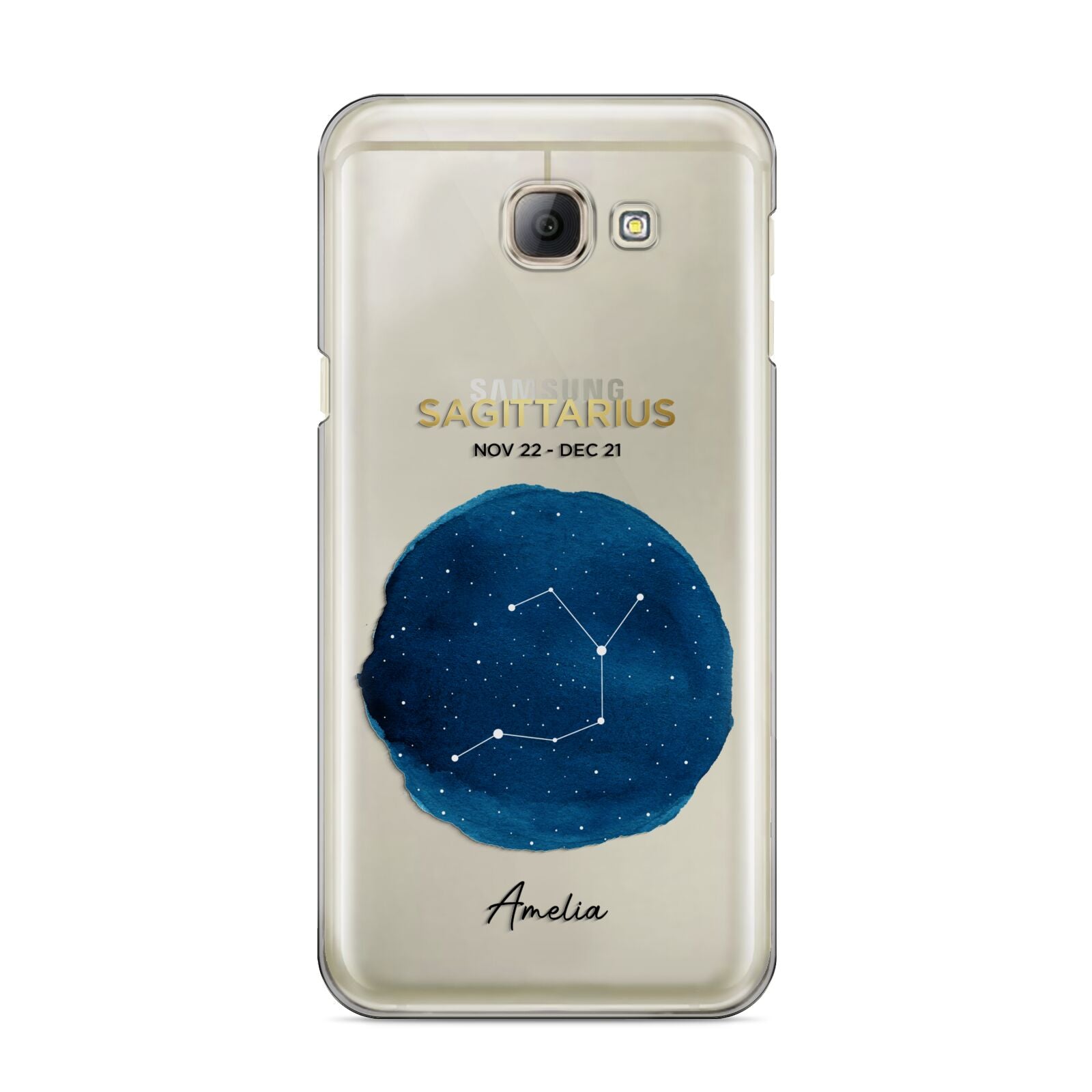 Personalised Star Sign Samsung Galaxy A8 2016 Case