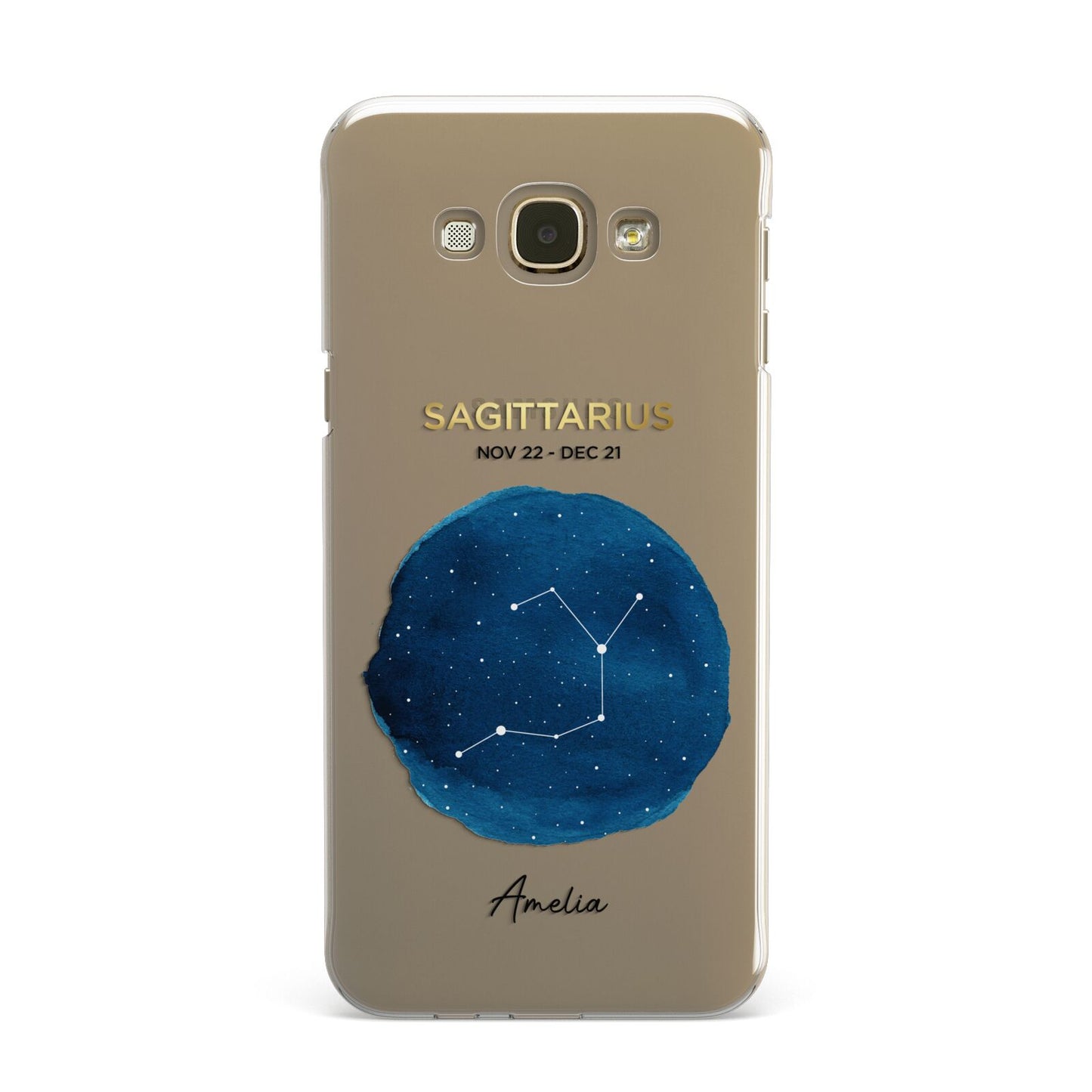 Personalised Star Sign Samsung Galaxy A8 Case