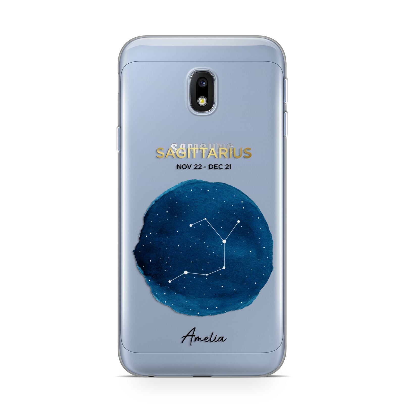 Personalised Star Sign Samsung Galaxy J3 2017 Case