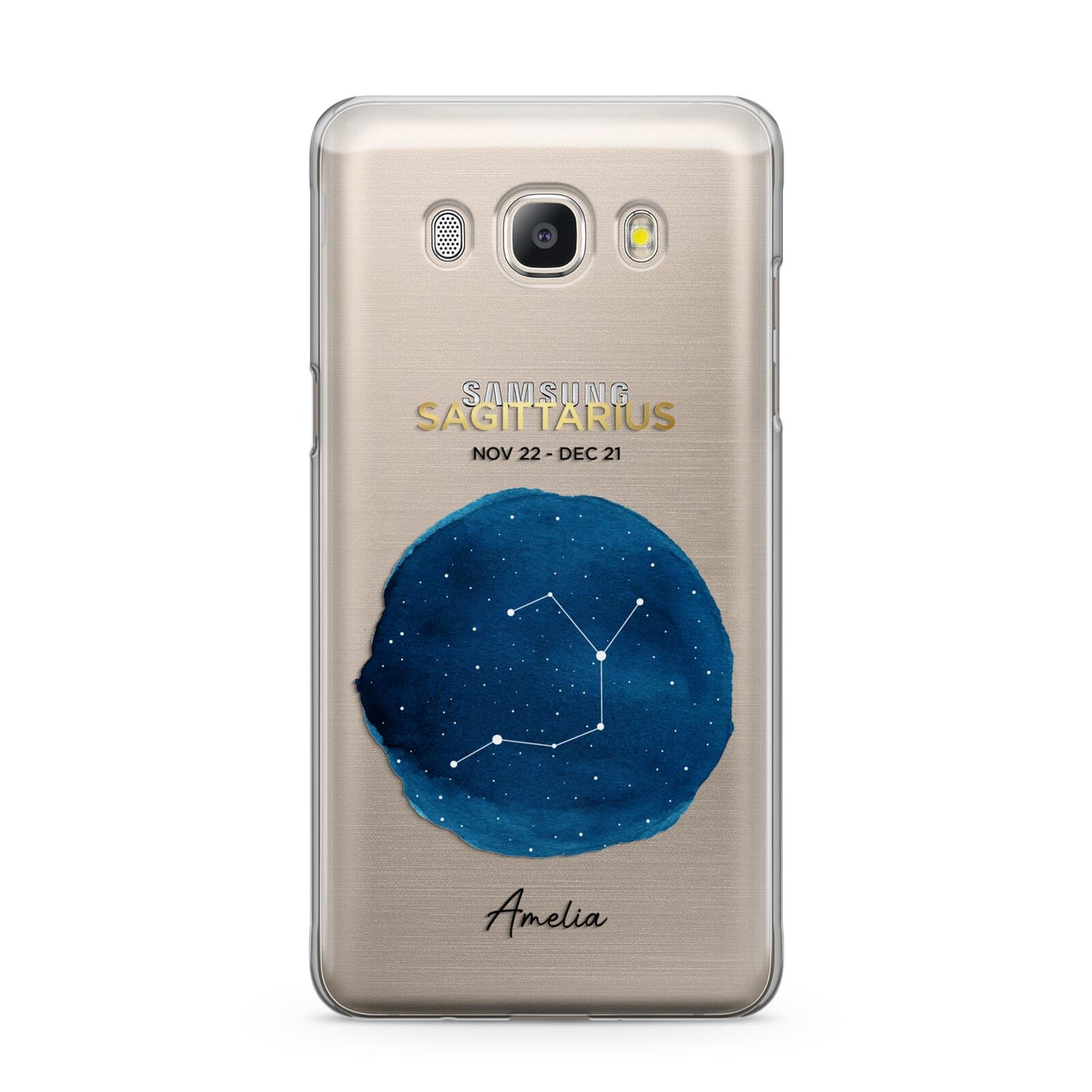 Personalised Star Sign Samsung Galaxy J5 2016 Case