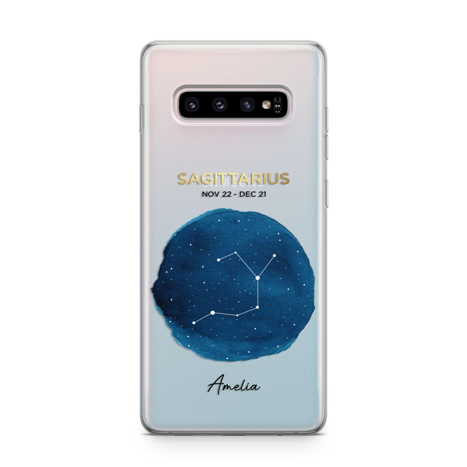 Personalised Star Sign Samsung Galaxy S10 Plus Case